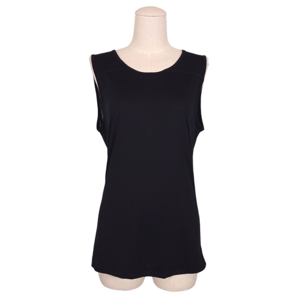 Ridge Merino Tank Black Sz Small